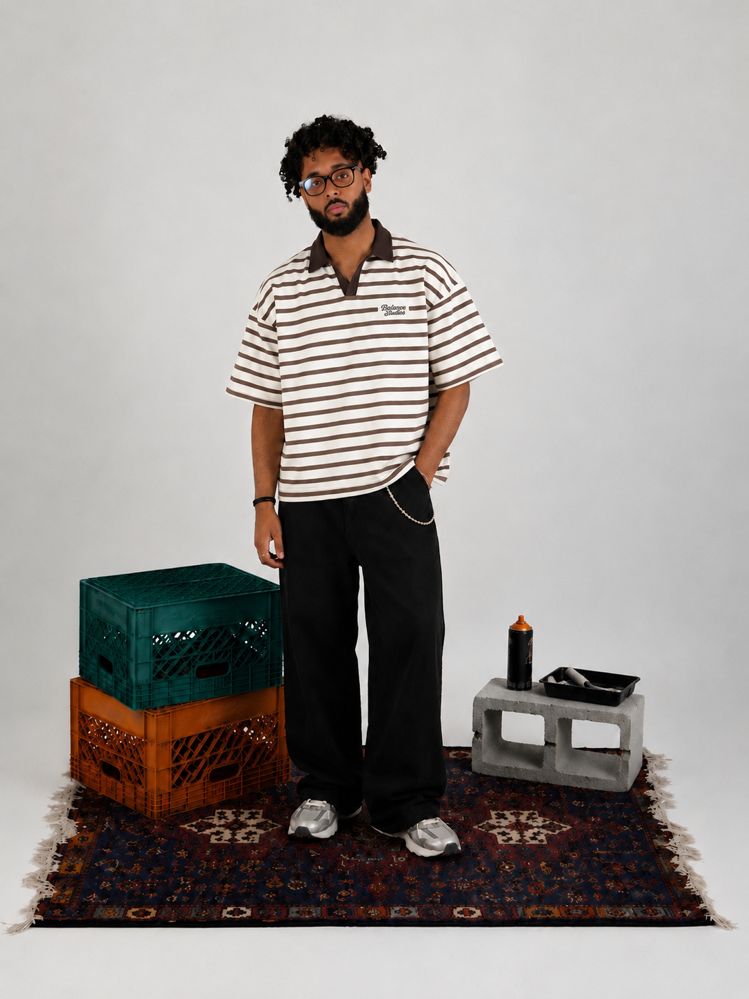 Balance Retro Striped Polo