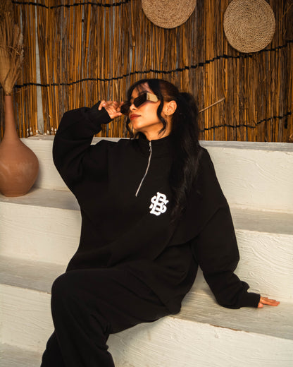 Basic Half Zipper Suit