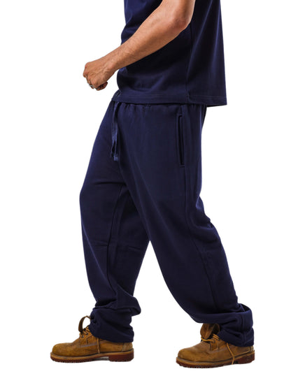 Basic Wide-Leg Cotton Pants