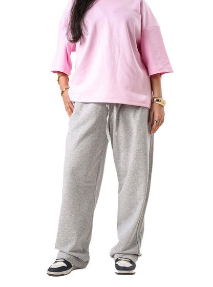 Basic Wide-Leg Cotton Pants