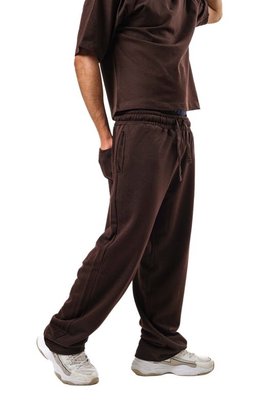 Basic Wide-Leg Cotton Pants