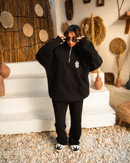 Basic Half Zipper Suit