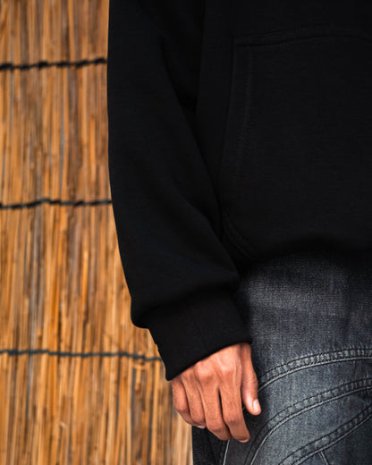 Basic Black zipup hoodie